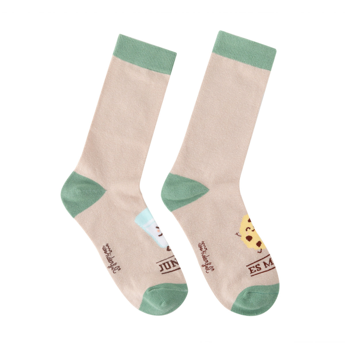 Calcetines T 39-41 galleta y vaso de leche - Juntos es mejor