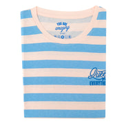 Pink and blue T-shirt with short sleeves S size - Queen of everything