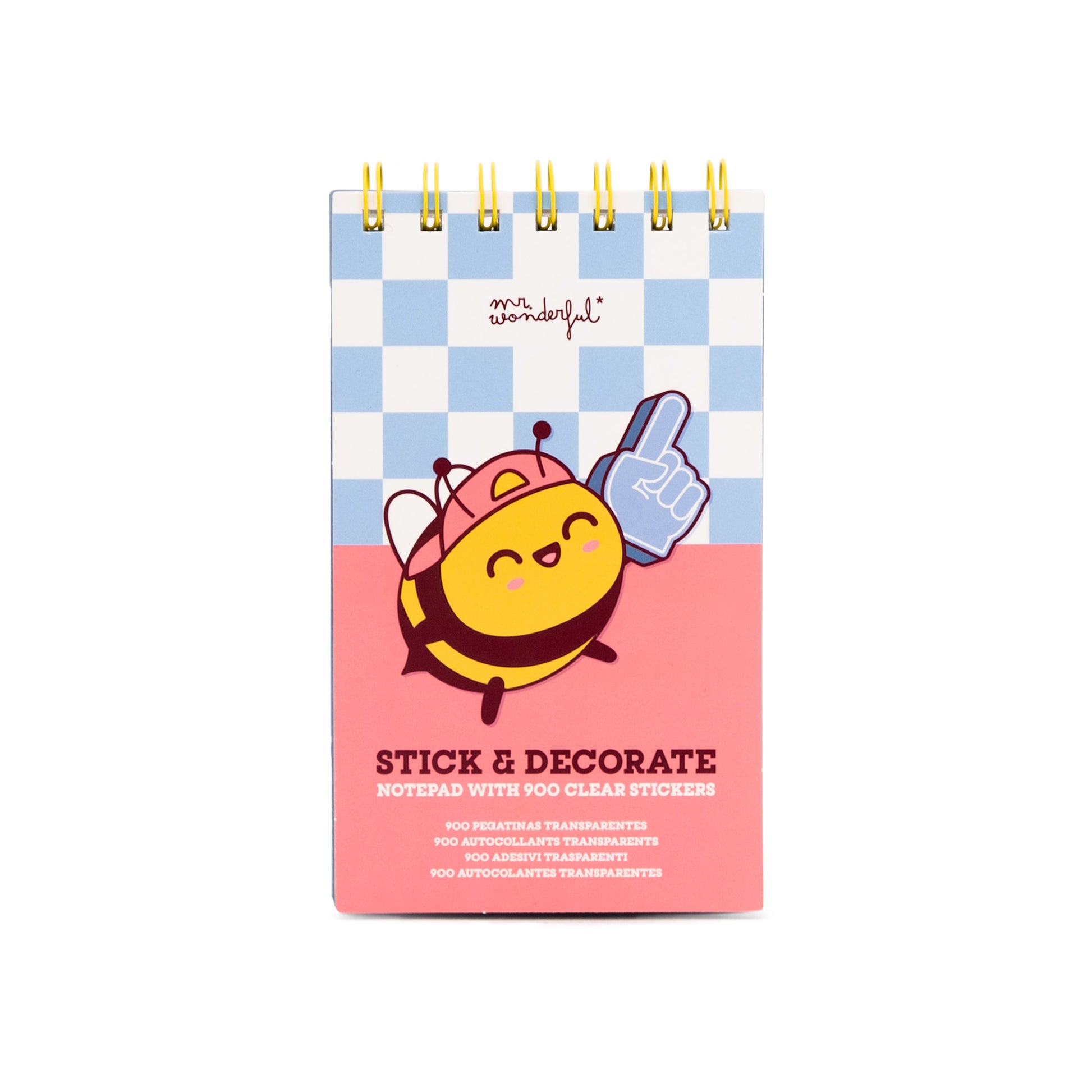 Bloc de pegatinas transparentes - Stick and decorate | Mr.Wonderful