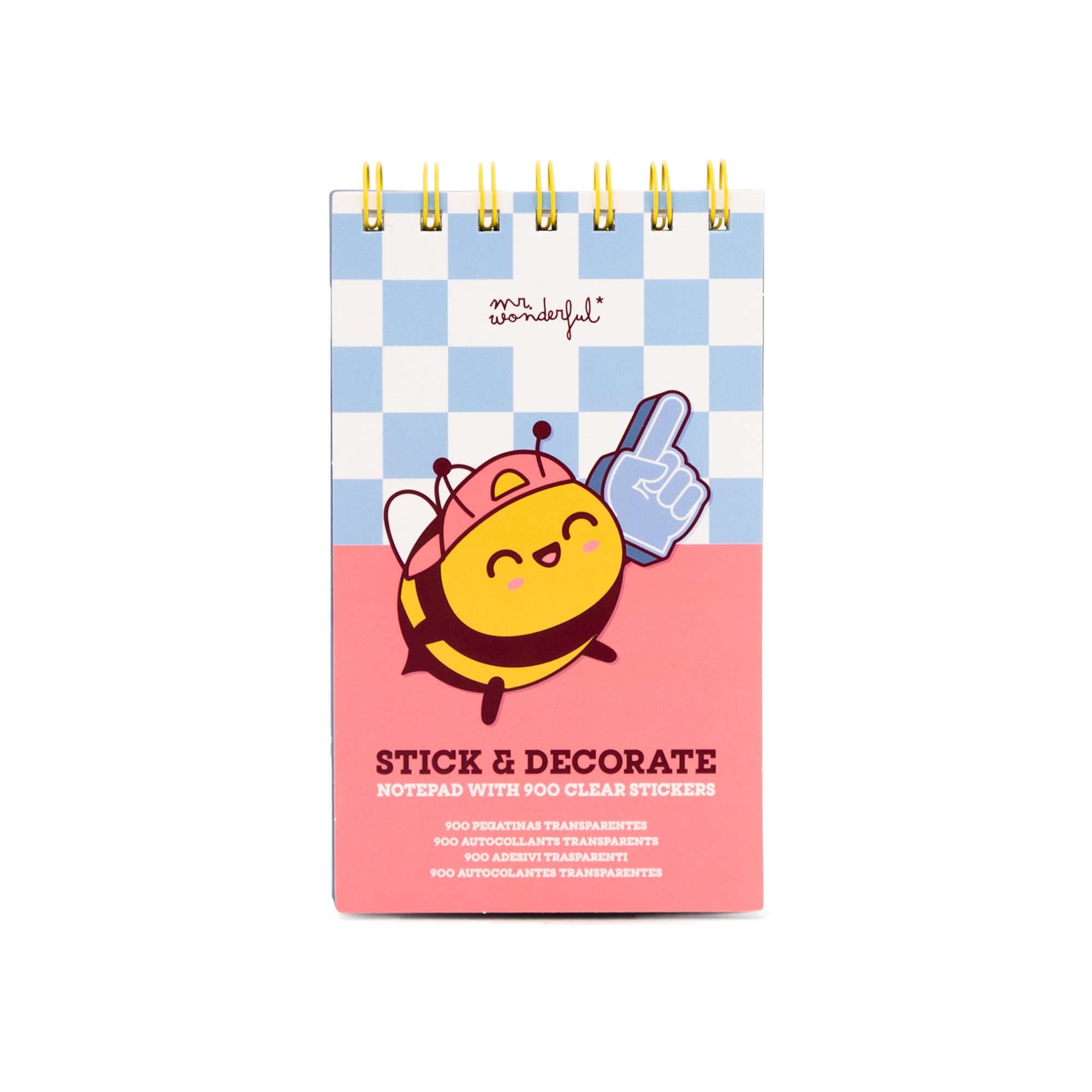 Bloc de pegatinas transparentes - Stick and decorate | Mr.Wonderful