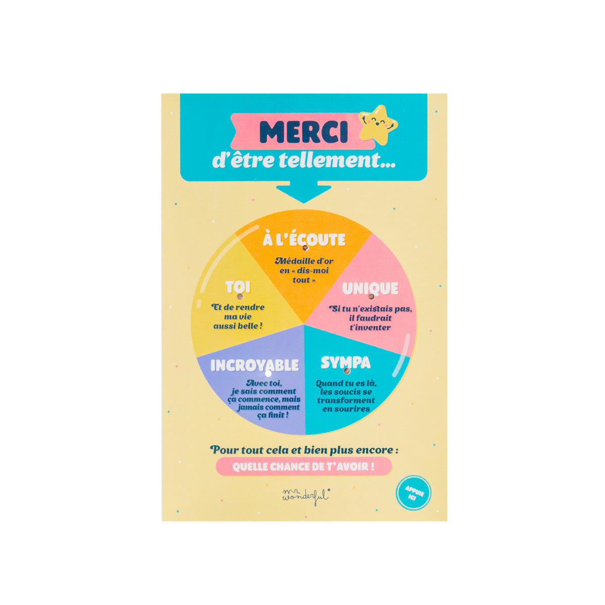 Carte - Merci d’être tellement…