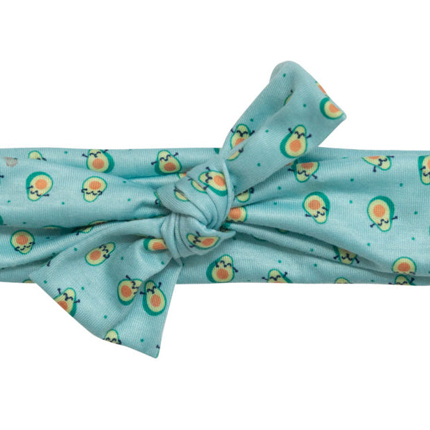 Turbante elástico infantil con lazo Beter - Aguacate