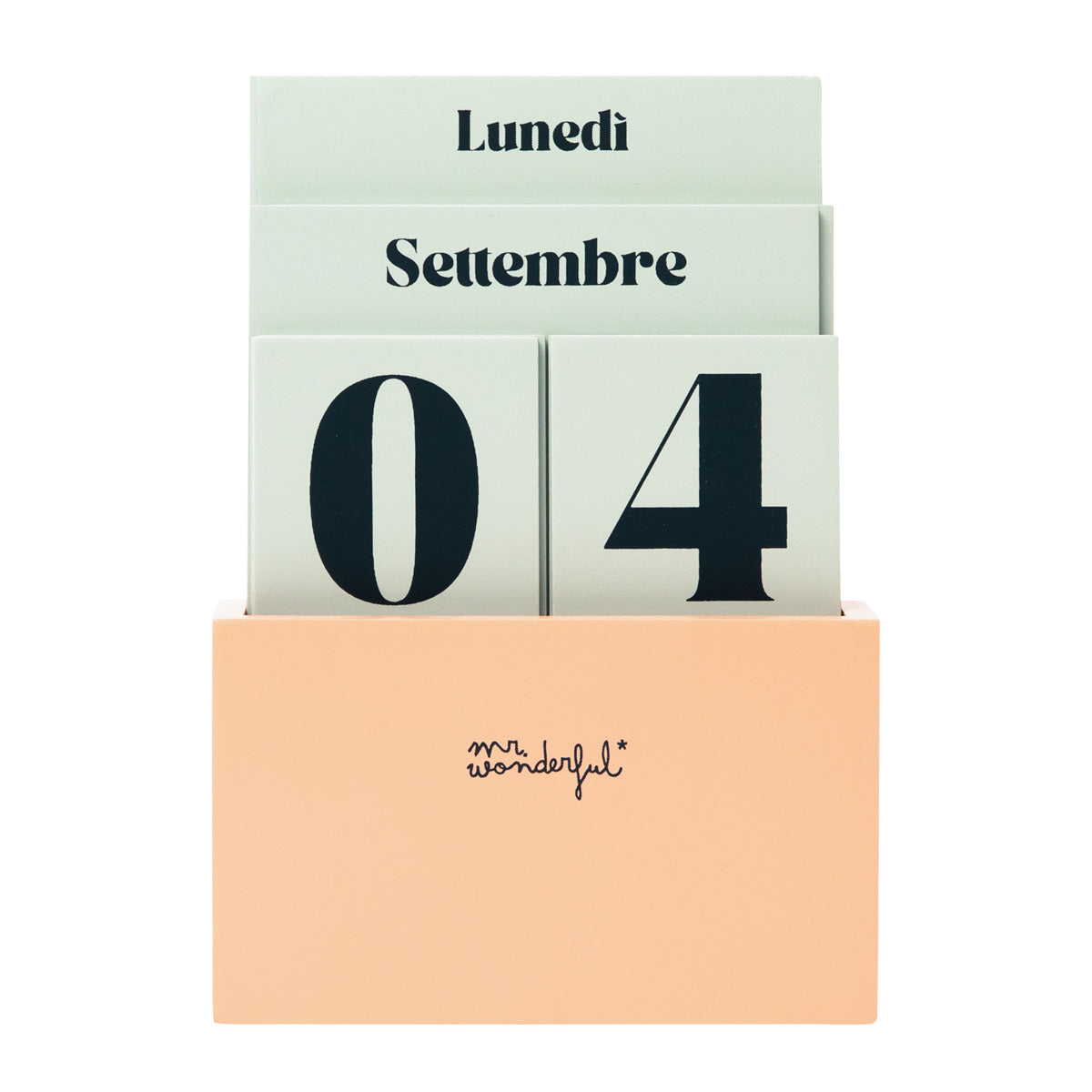 Calendario da tavolo perpetuo per giorni pieni di magia.