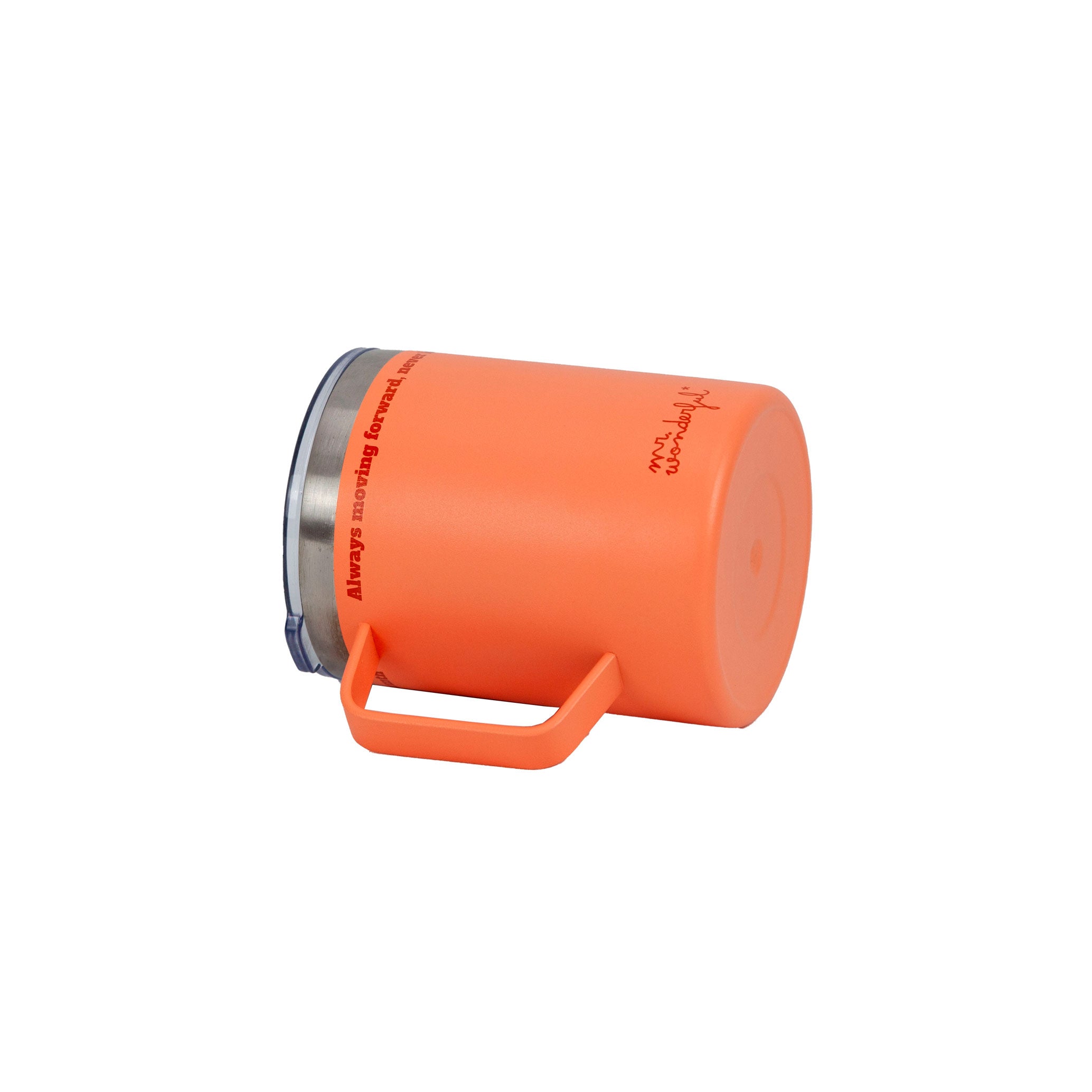 Taza térmica take away acero inoxidable salmón - Always moving forward, never losing warmth