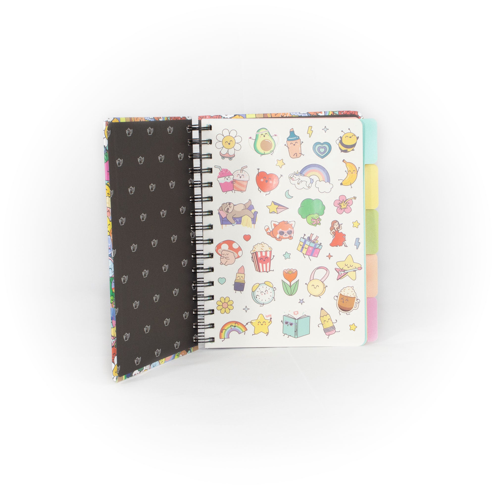 Libreta A5 con espiral - Wonder characters