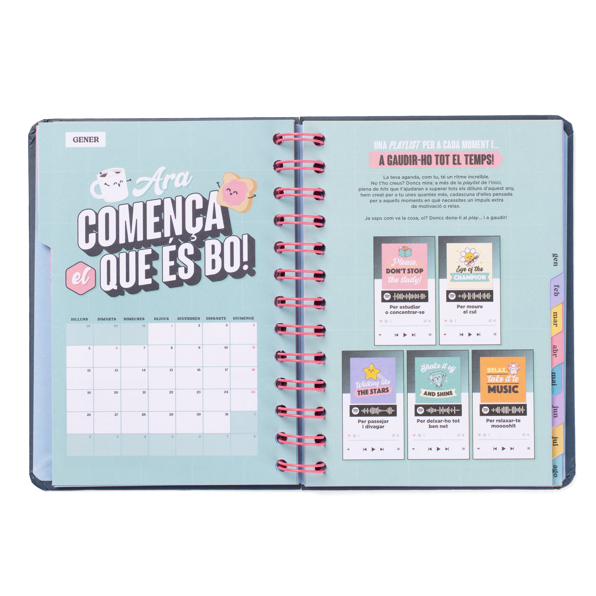 Agenda Wonder petita 2025-26 Setmanal - Grans plans, il·lusions i bones vibracions