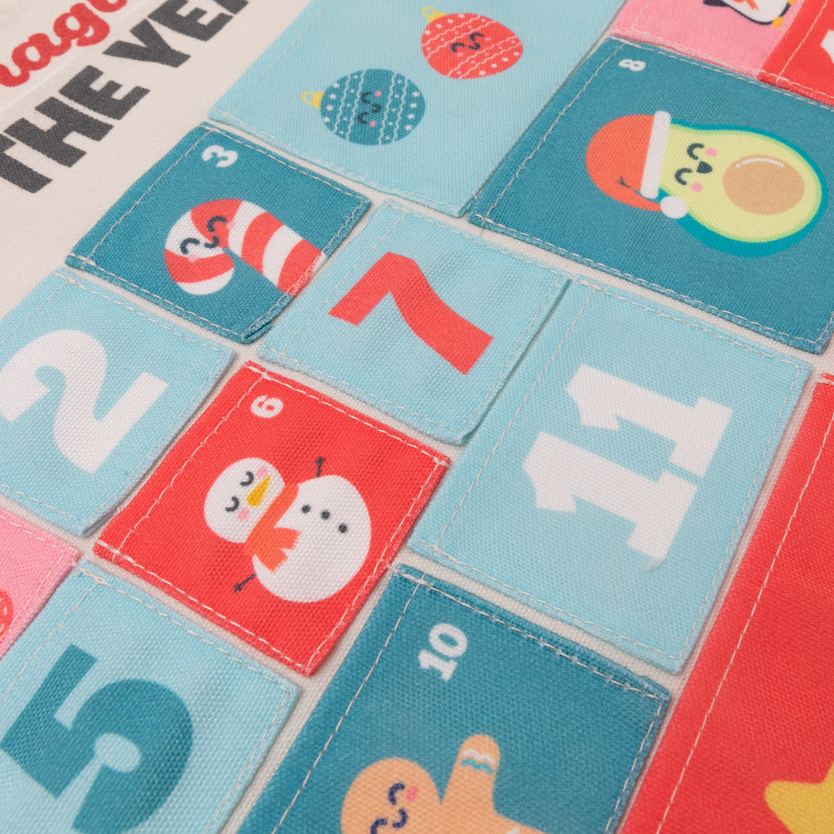 Calendrier de l'Avent en tissu - La période la plus magique de l'année 
