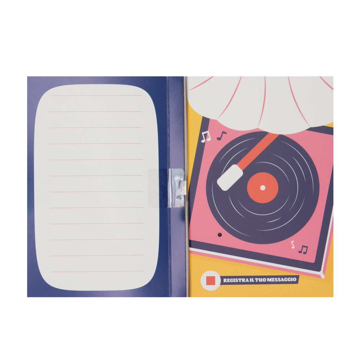Biglietto con registratore di messaggi audio - Senza ma e senza se, questo messaggio e per te