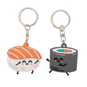 Set de 2 llaveros para parejas o amigos o amigas - Sushis Mr. Wonderful