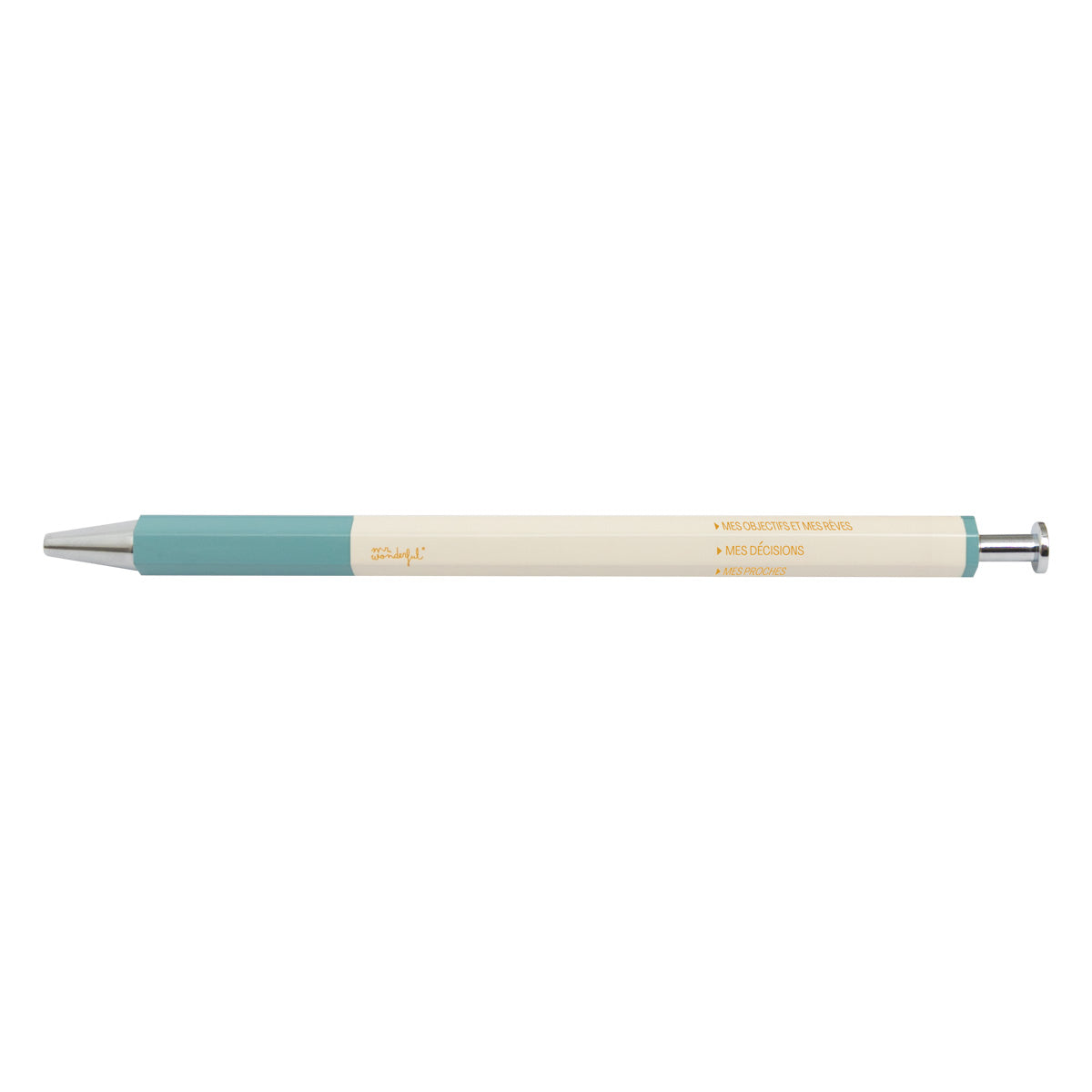 Stylo avec messages quotidiens - Ma raison de sourire aujourd'hui, c'est... 