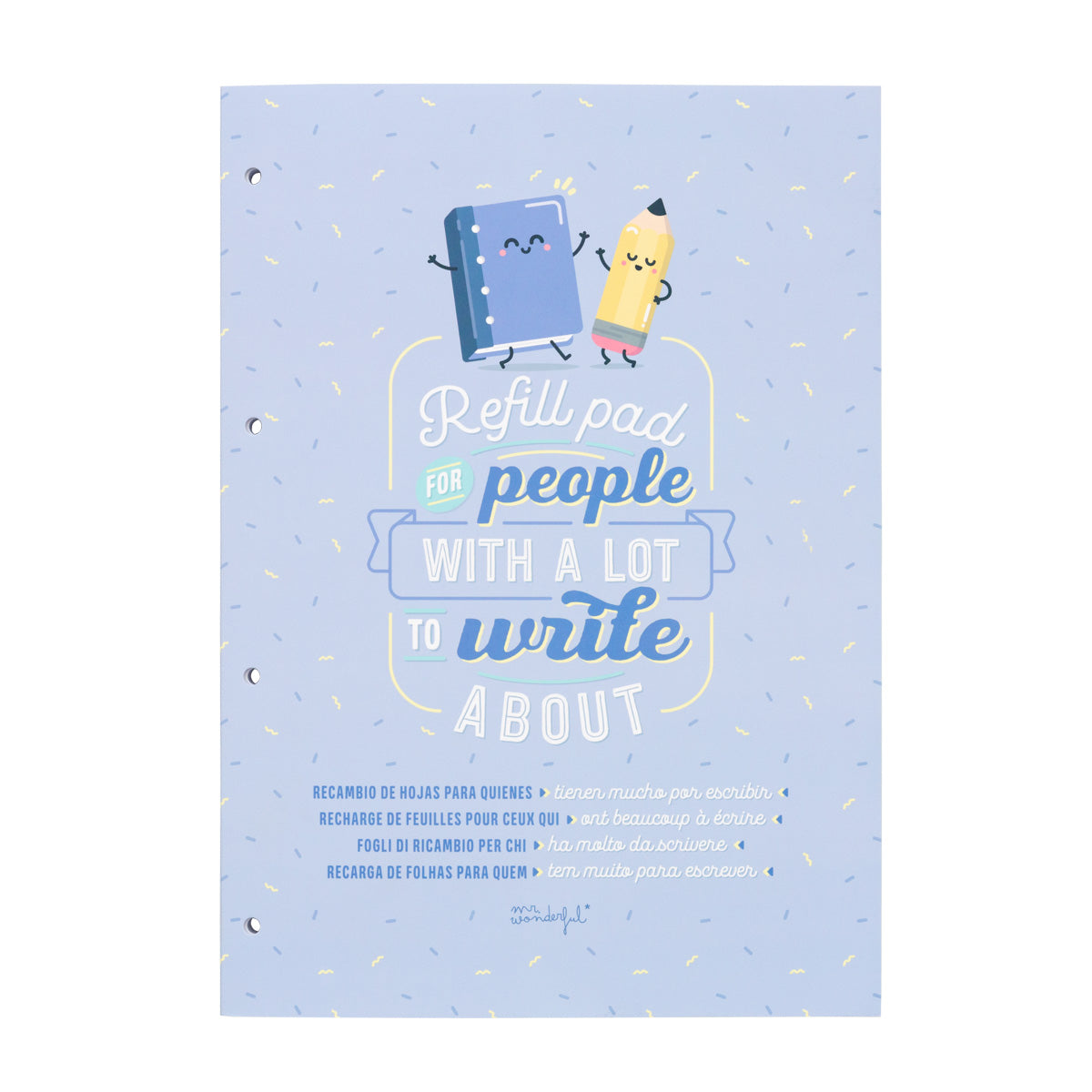 Cover for small diary - Wonderful stuff