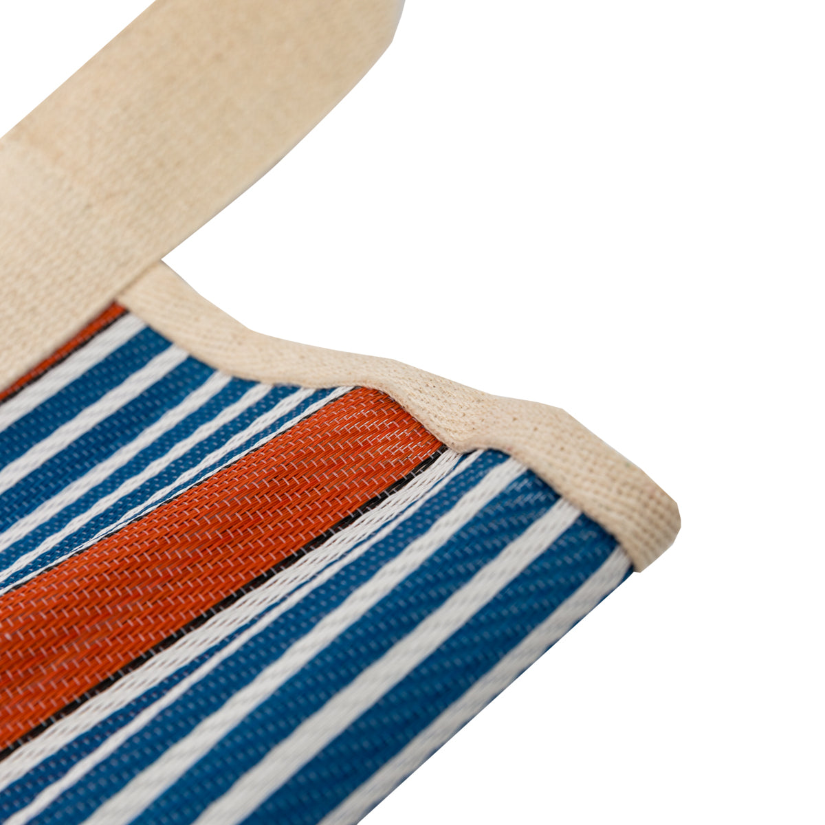 Stripe pattern bag - Yellow, blue and purple