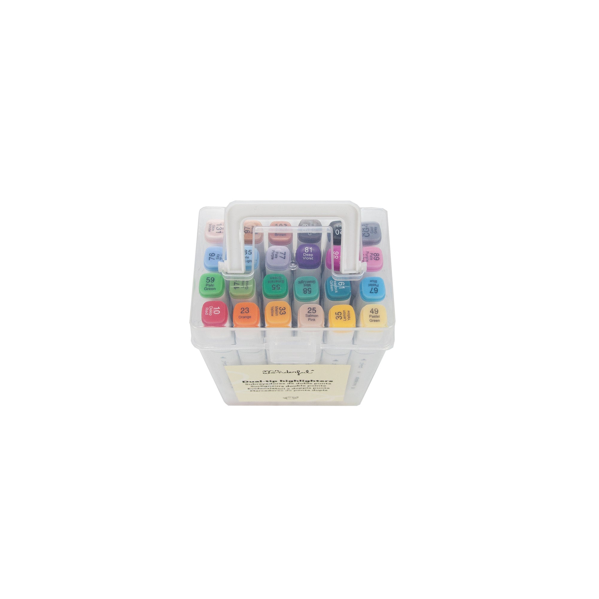 Set de 24 marcadores doble punta - Dual highlight
