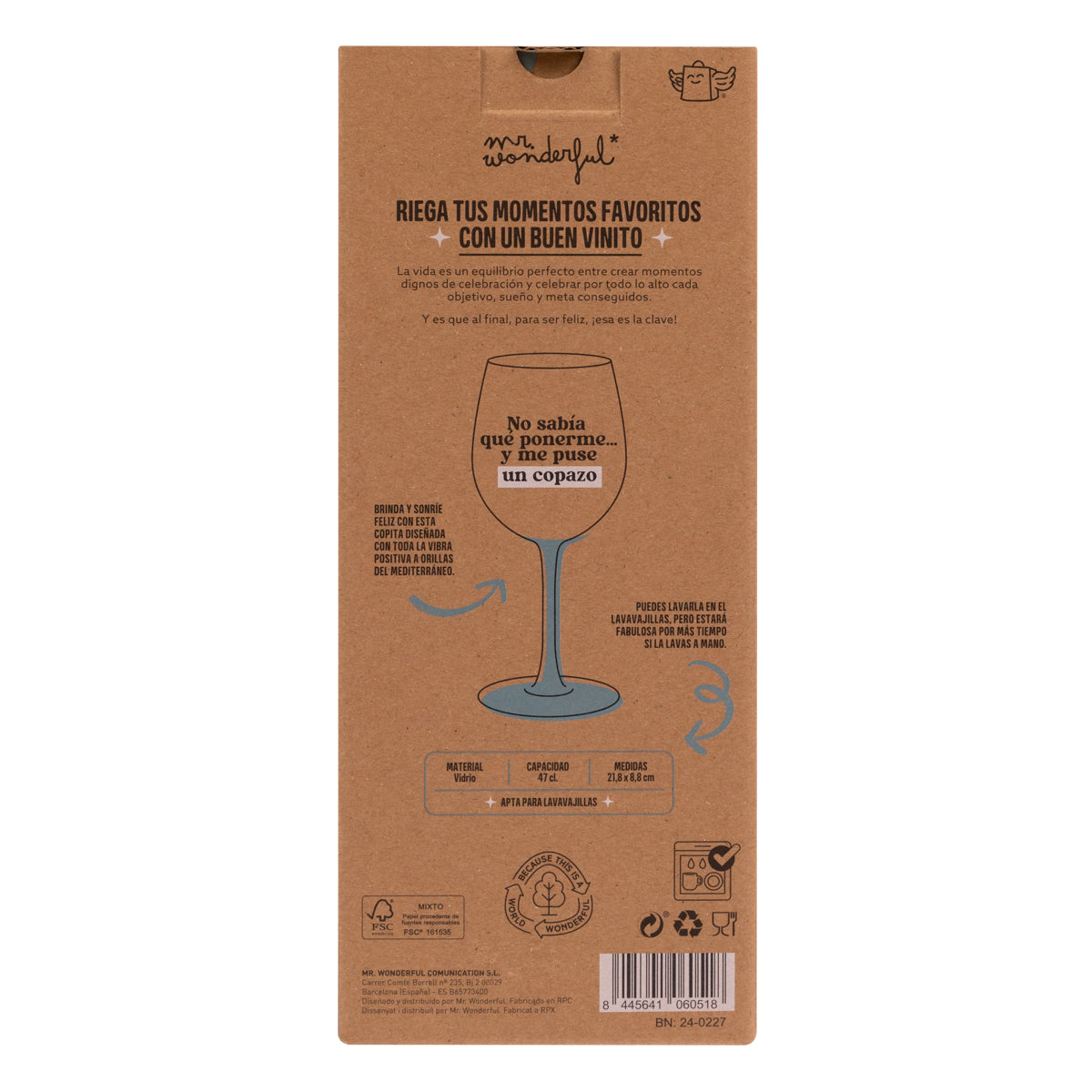 Copa de vino - No sabía qué ponerme… y me puse un copazo