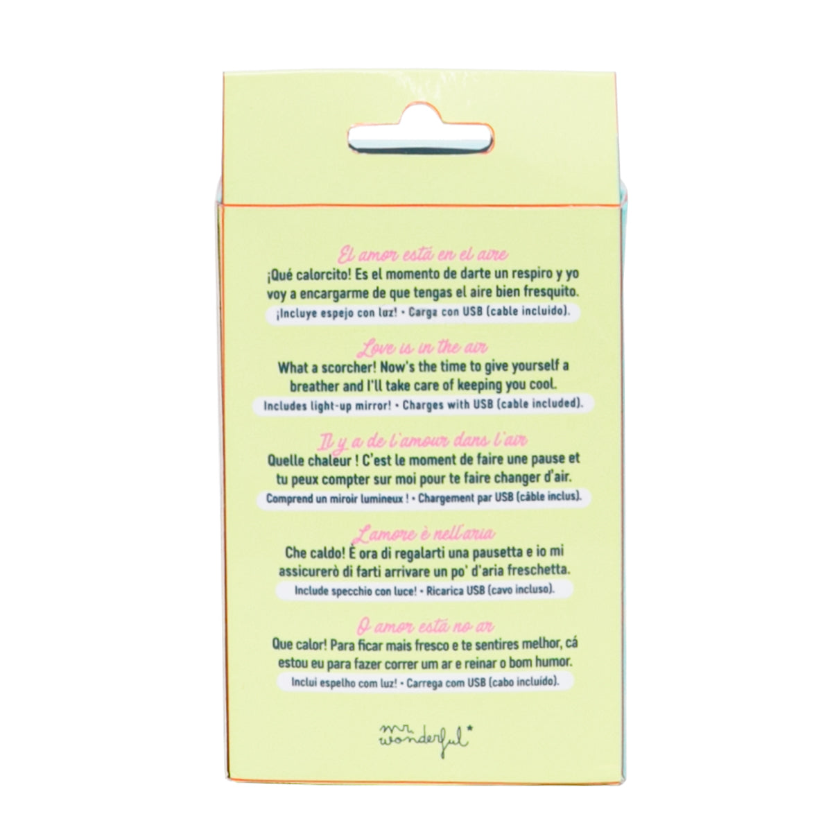 Mini fan to keep you cool