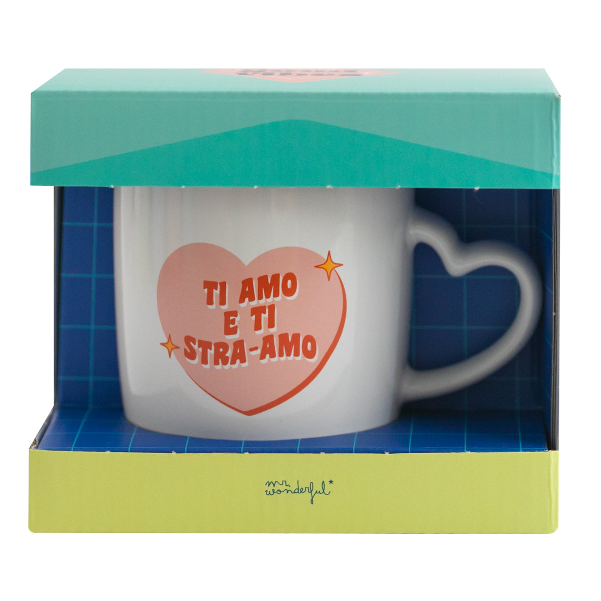 Tazza bianca - Ti amo et ti stra-amo 