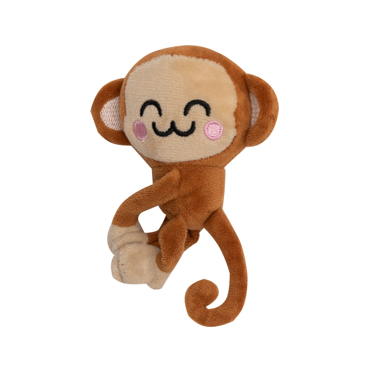 Carnet avec peluche et fermeture magnétique singe - Moments magiques. 