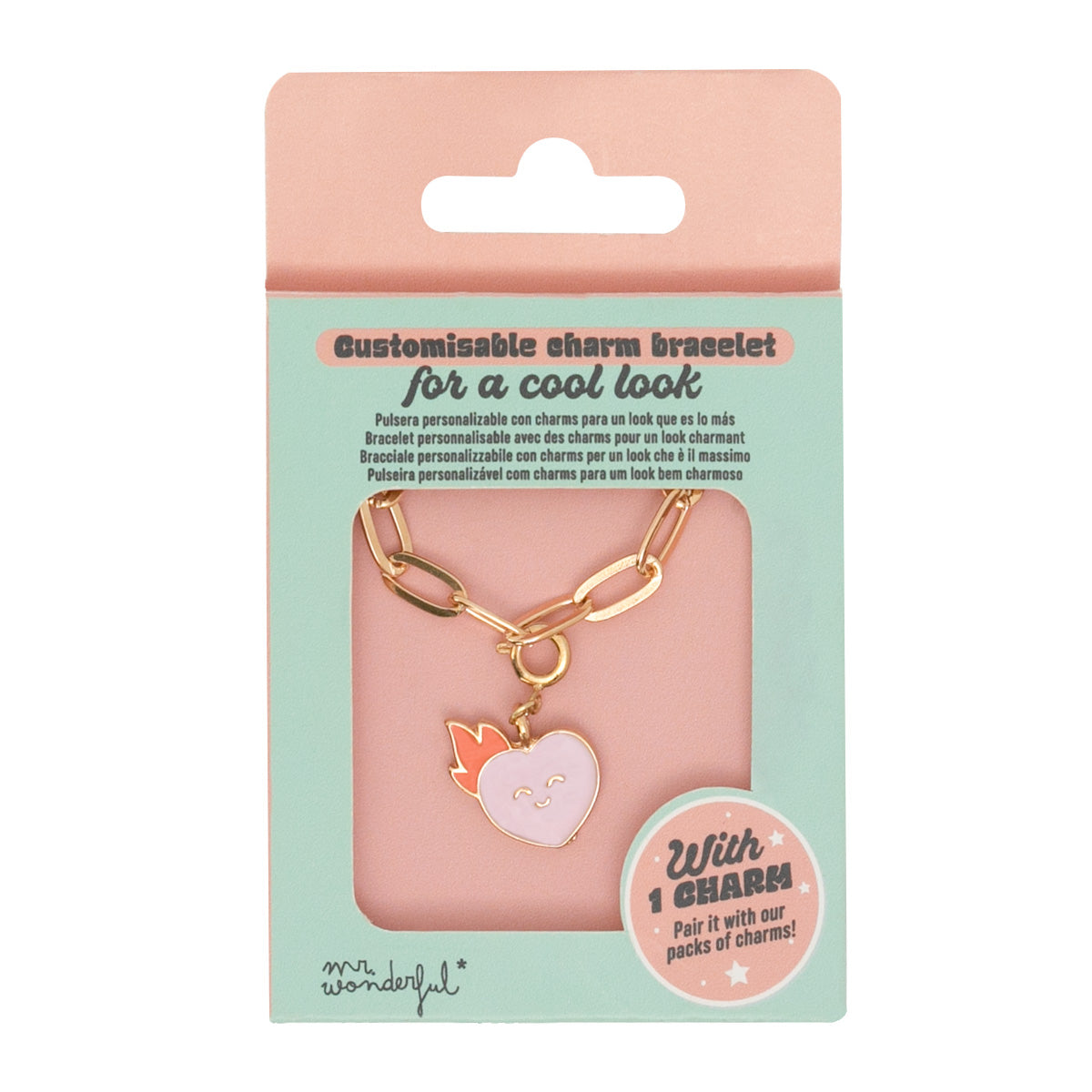 Customisable charm bracelet for a super cool look