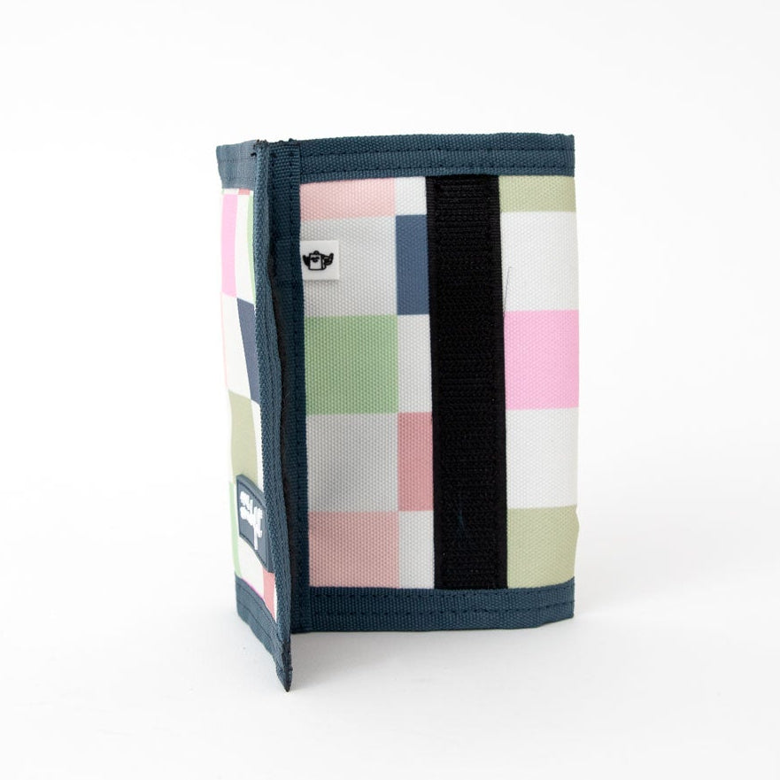 Portefeuille - Imprimé à carreaux