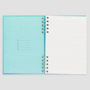 Cahier A5 bleu - Tout ce que je vais accomplir