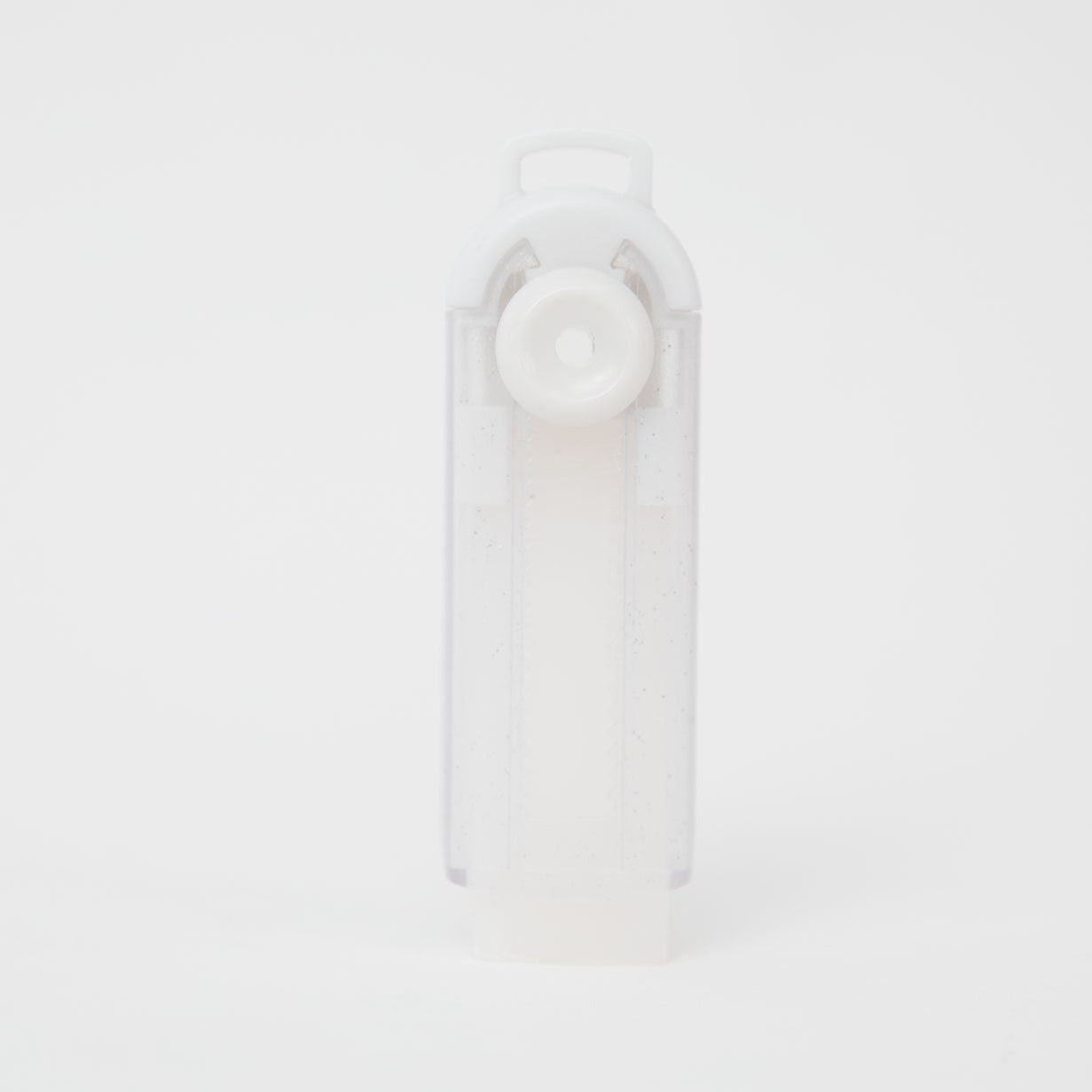 Goma de borrar con funda dosificadora - Glitter blanco