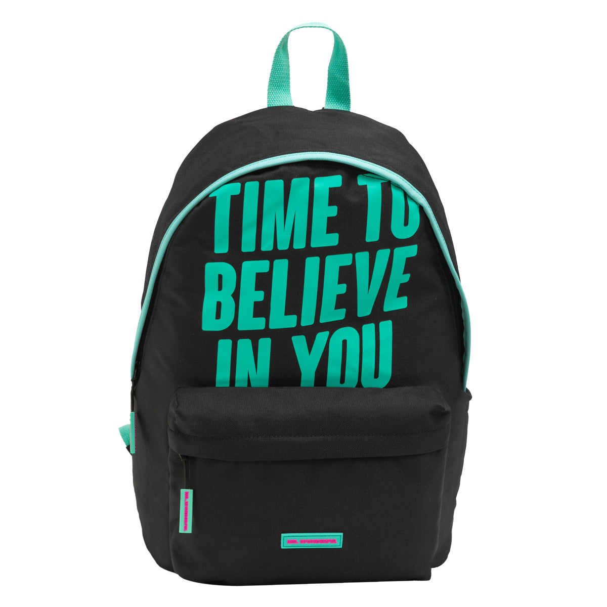 Mochila escolar Basic mint Mr. Wonderful - Time to believe in you
