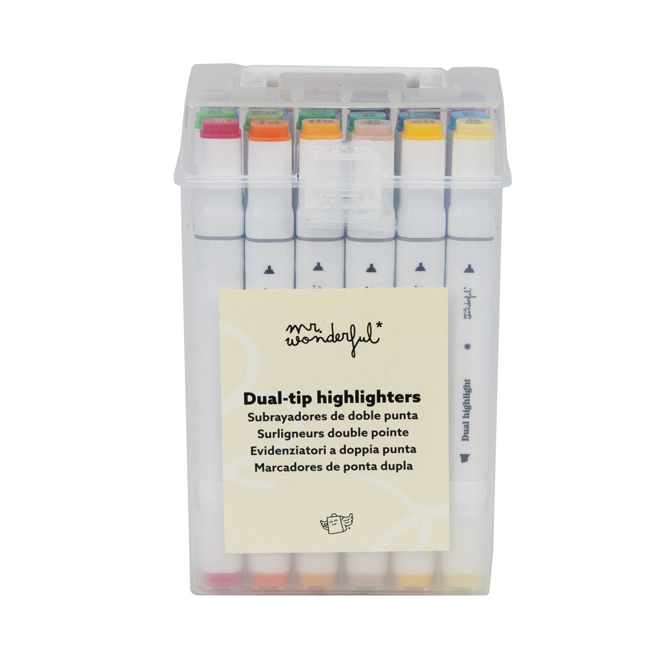 Set de 24 marcadores de doble punta - Dual highlight