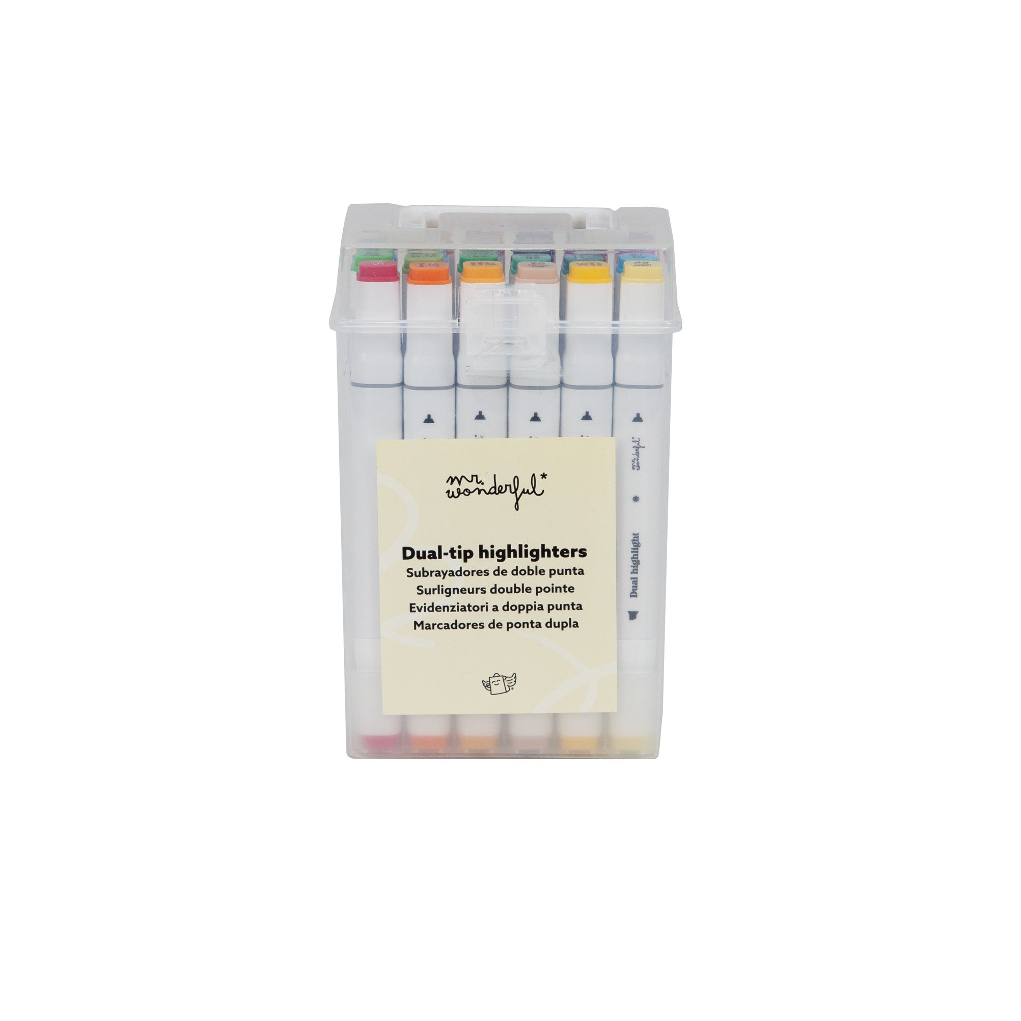 Set de 24 marcadores doble punta - Dual highlight