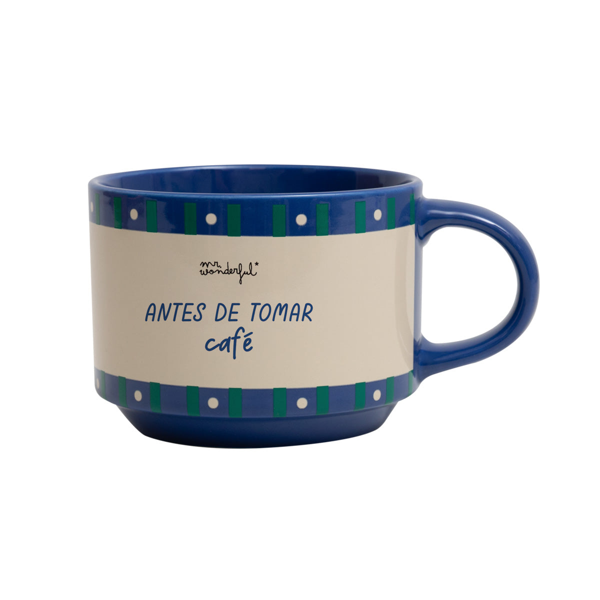 Pack de 2 canecas empilháveis - Gosto de ti até antes de tomar café