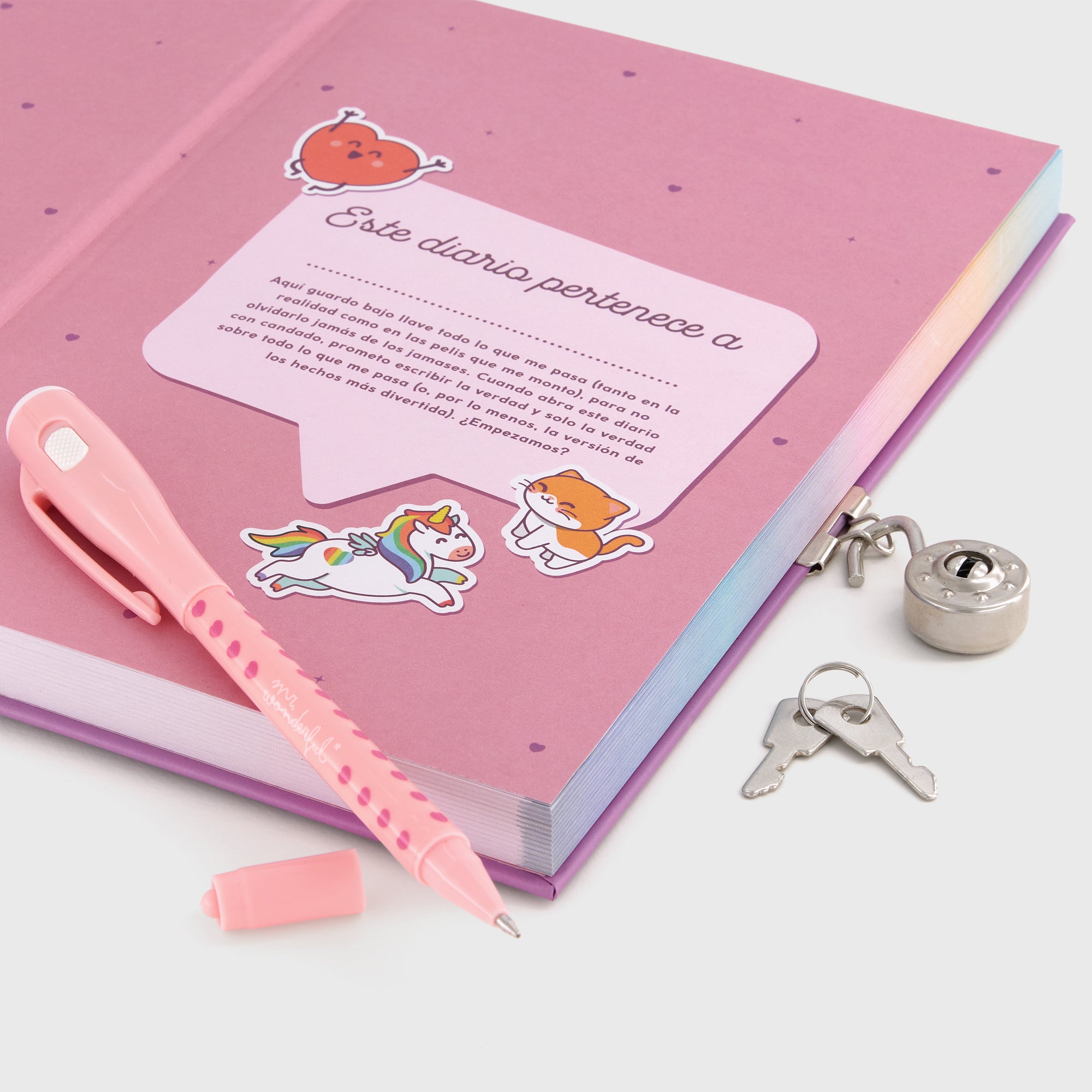 Diario personal + boli con tinta normal e invisible - Shhhh… no se lo cuentes a nadie
