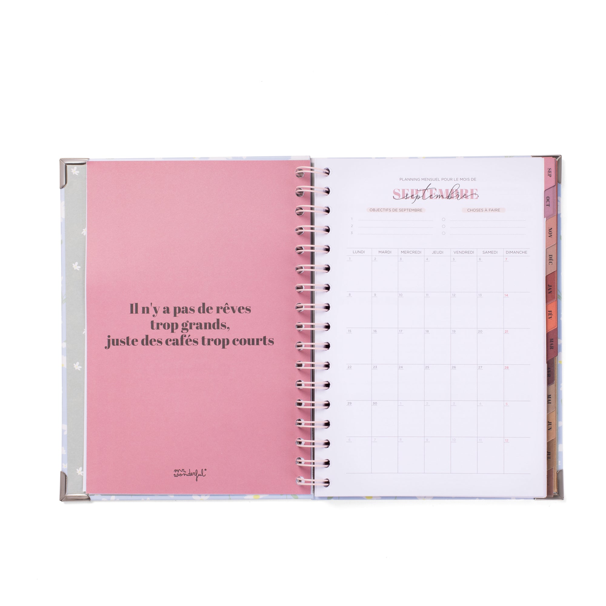 Agenda Office 2025-26 Semainier - Il était une fois... ma vie !