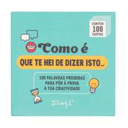 Jogo de cartas - Como ele te contou isso... 