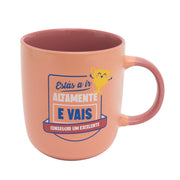 Caneca com mensagem para estudiantes Mr. Wonderful - Estás a ir altamente e vais conseguir um excelente