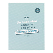 Kit per vino - Un bon vin accanto a te ed è tutto a posto! 