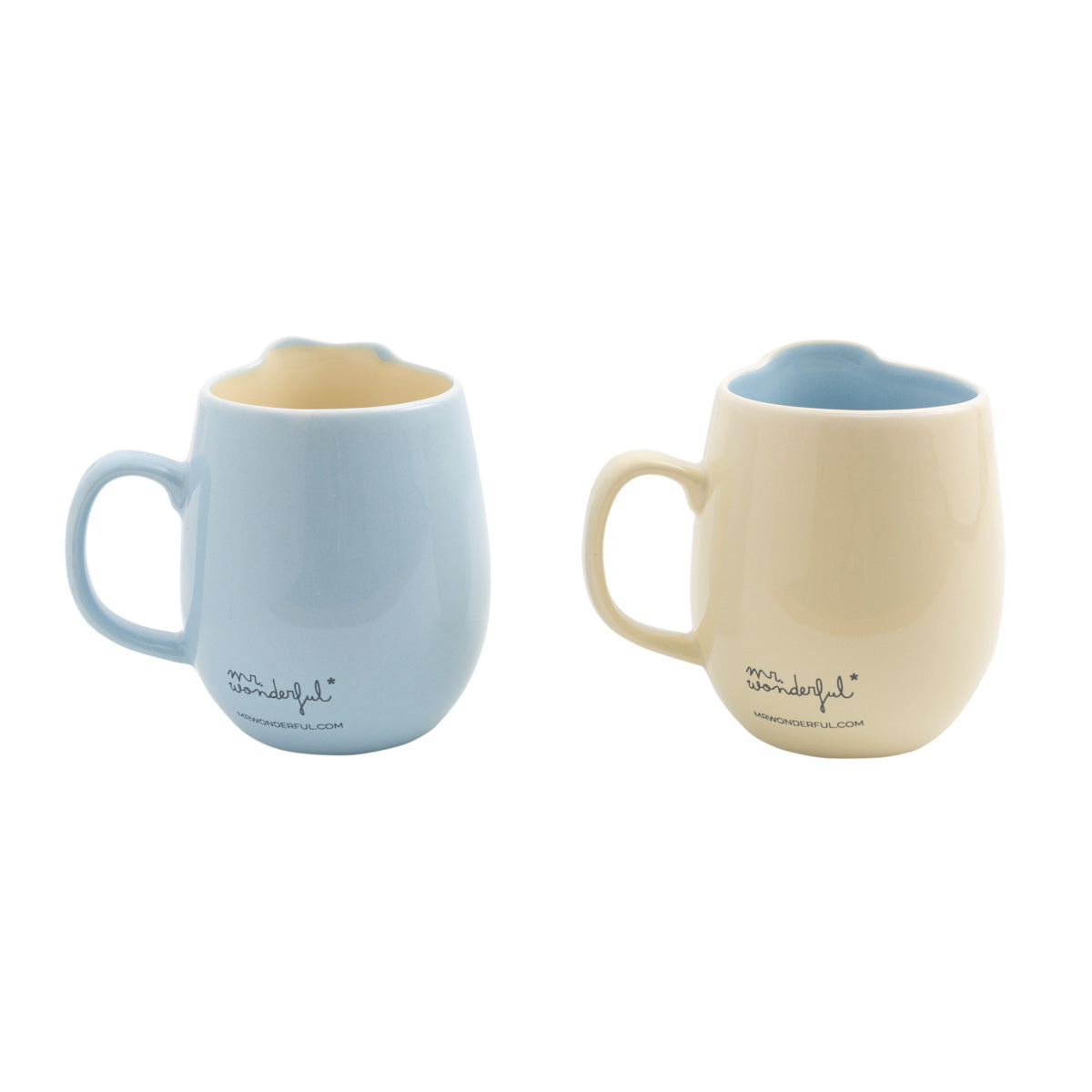 Lot de 2 mugs - Qui semble s'assembler et on se régale ensemble