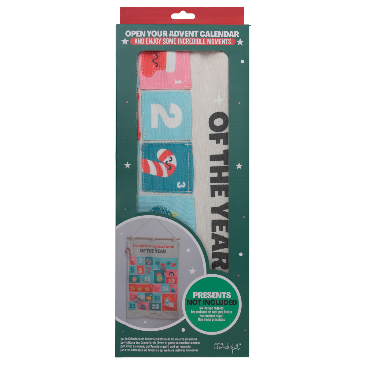 Fabric Advent calendar - The most magical time of the year