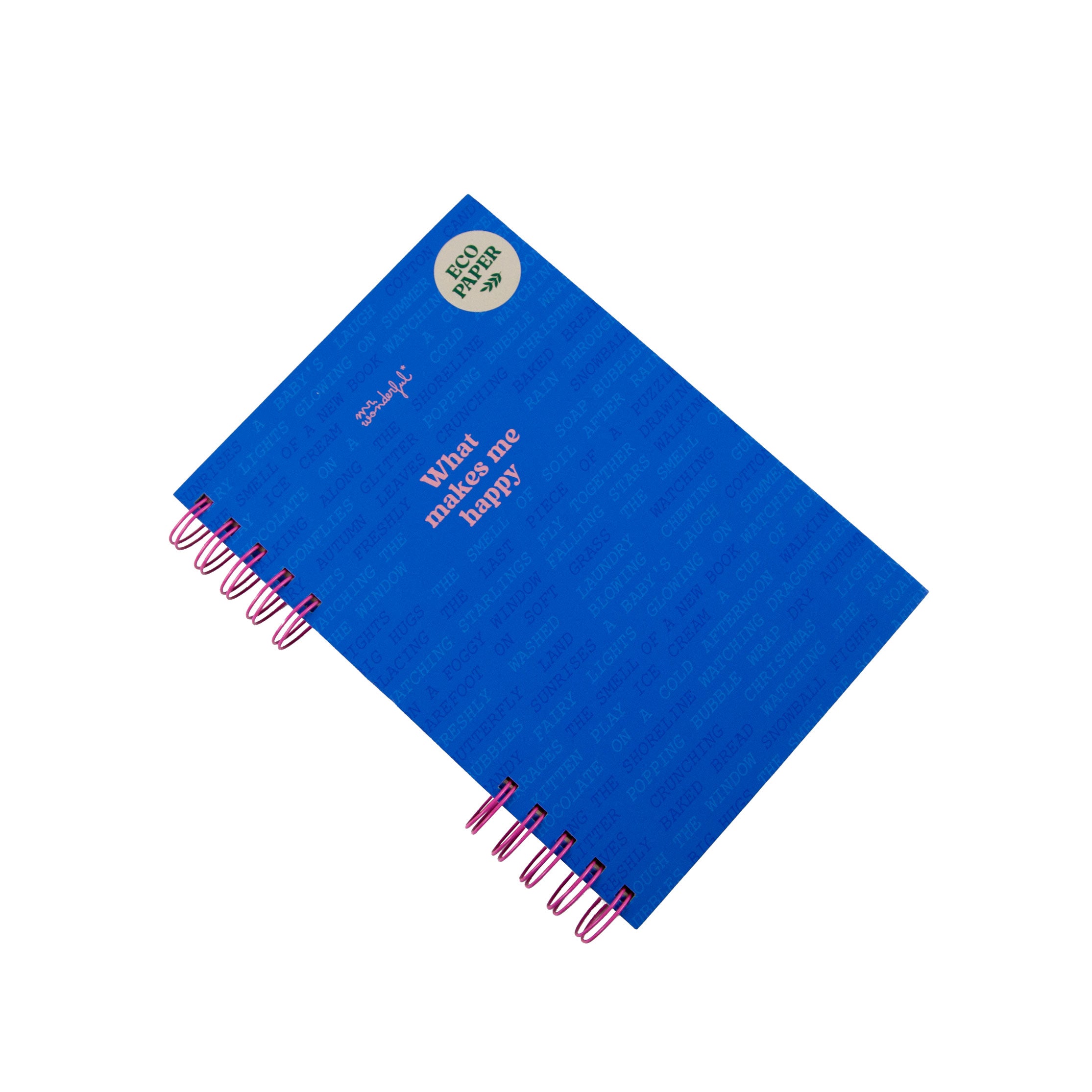 Libreta A5 con divisiones - What makes me happy