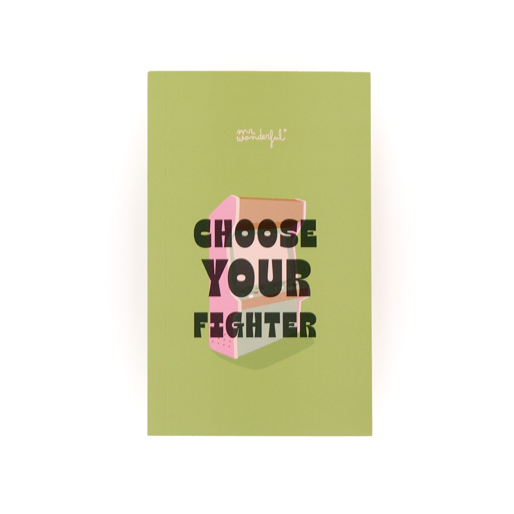 Libreta tipo bloc - Choose your fighter | Mr.Wonderful