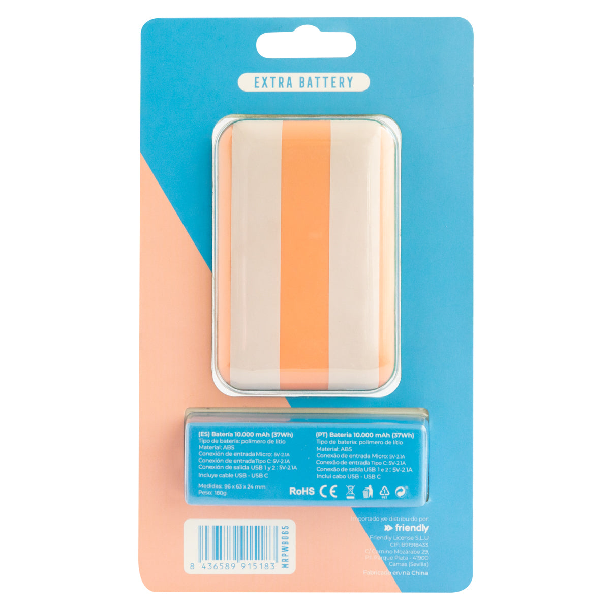 Powerbank 10 000 mAh – Prêt à tout 