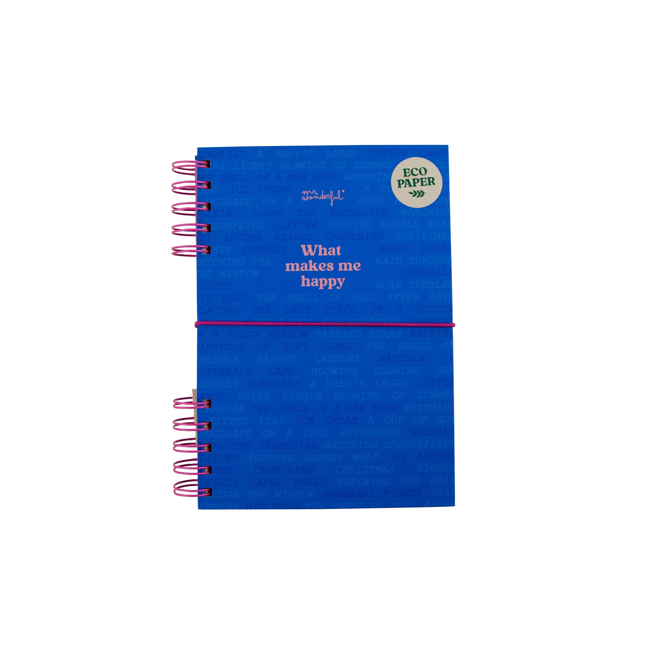 Libreta A5 con divisiones - What makes me happy