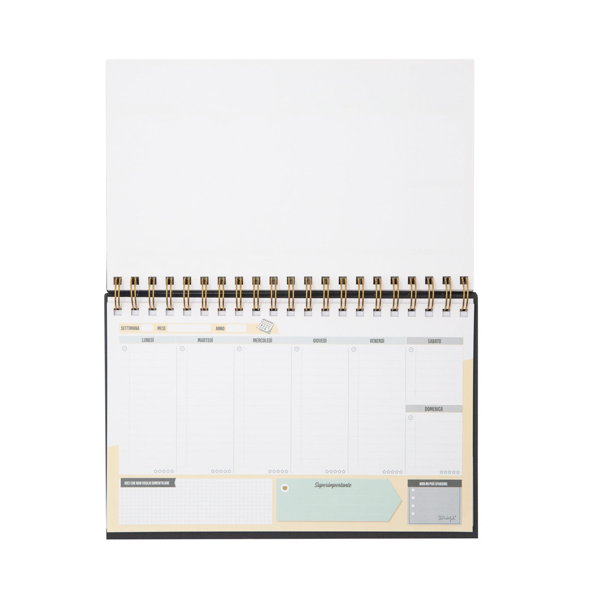 Planner settimanale - Comincia sognandolo