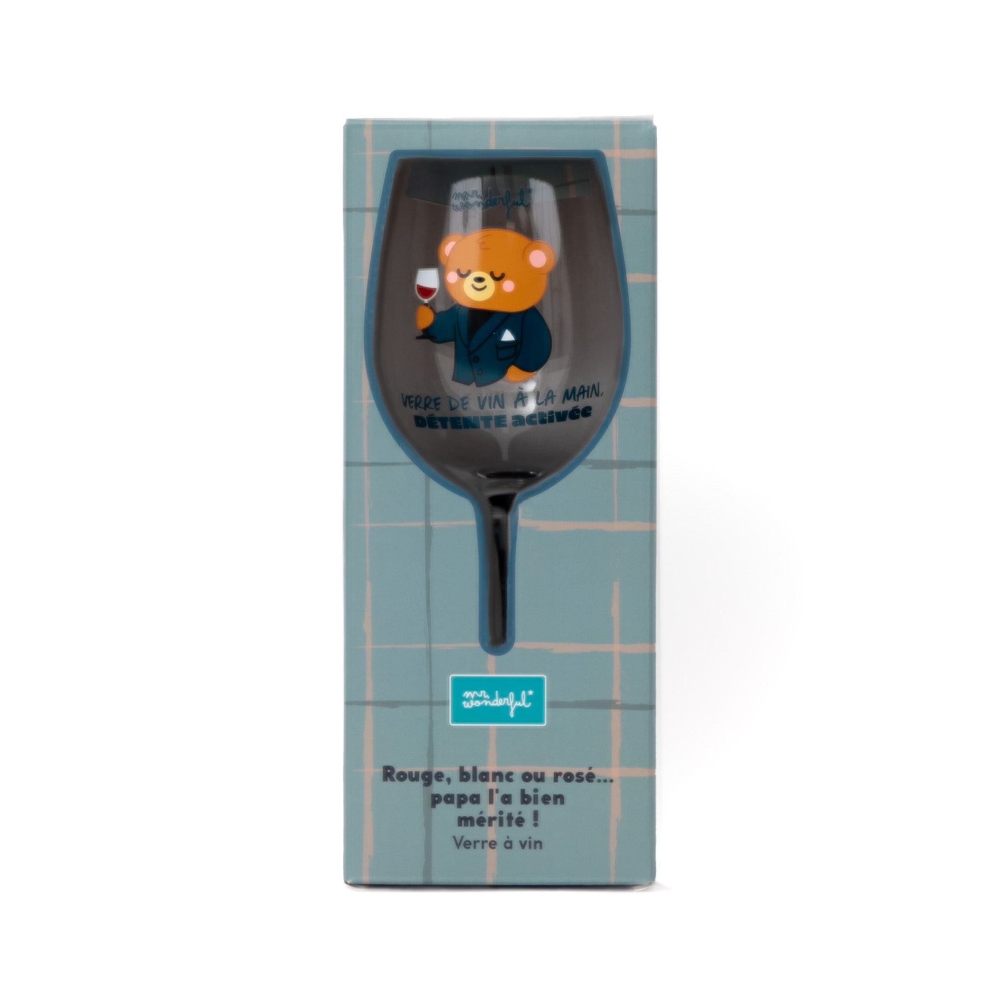 Verre à vin – Verre de vin à la main, détente activée | Mr.Wonderful