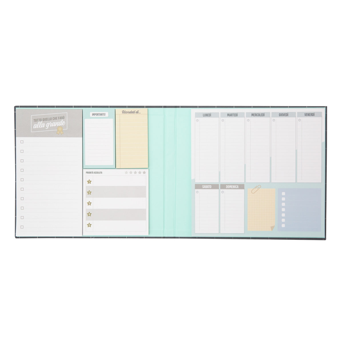 Planner settimanale con extra - Tutto quello che riuscirò a ottenere