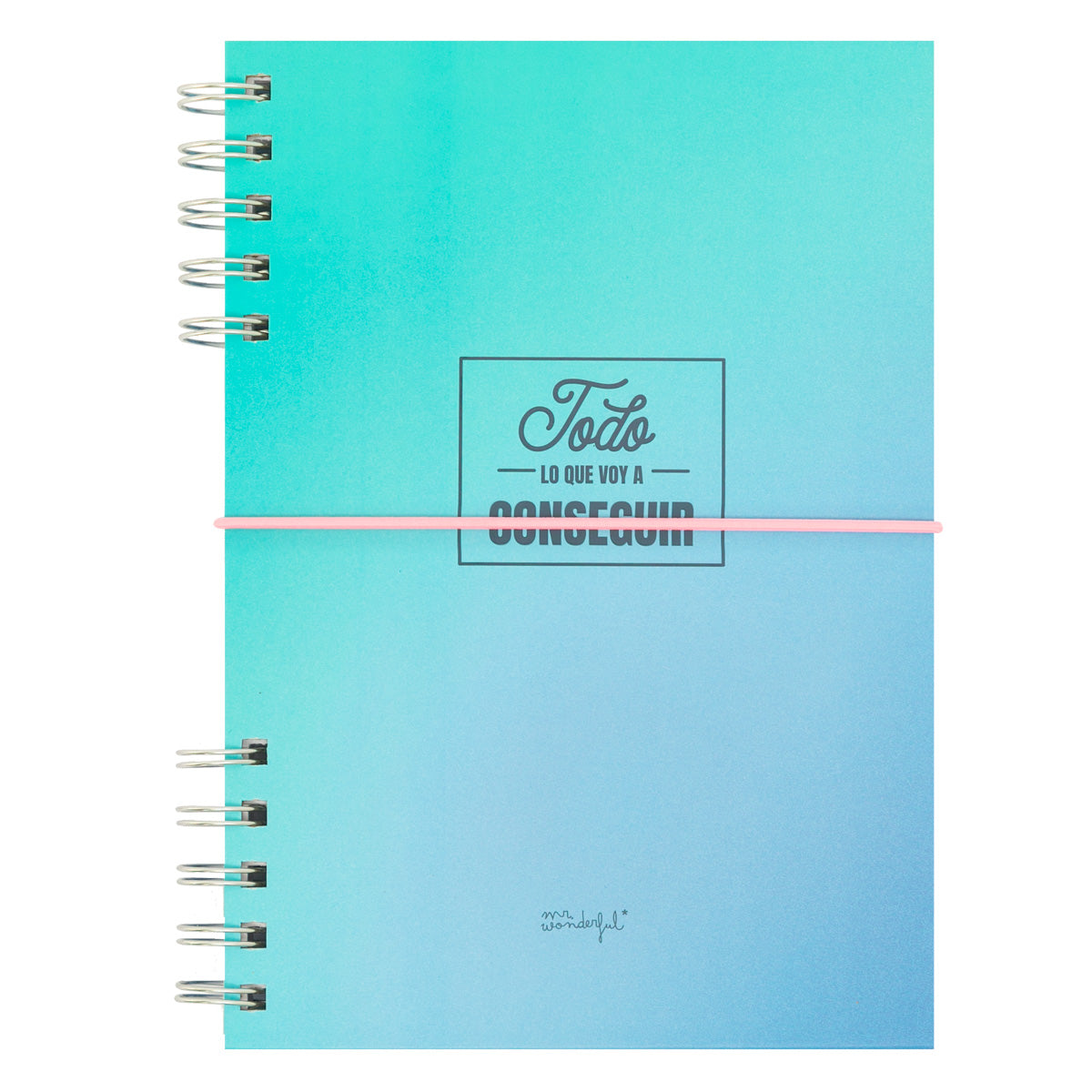 Libreta A5 azul - Todo lo que voy a conseguir