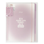 Clear A4 notebook - If it made you happy, do it again