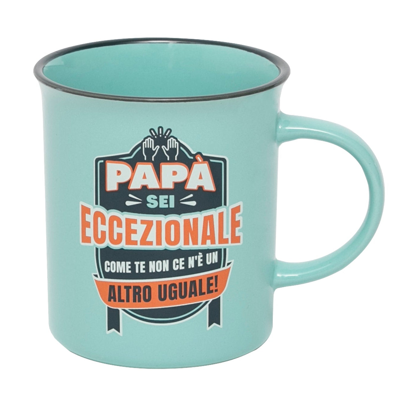 Tazza con messaggio in italiano per i papà Mr. Wonderful - Papà, sei eccezionale. Come te non ce n'è un altro uguale!