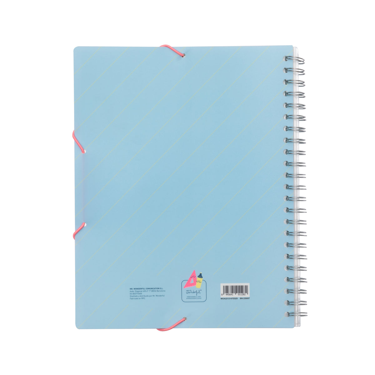 Carpeta espiral con hojas transparentes  – Great ideas begin here