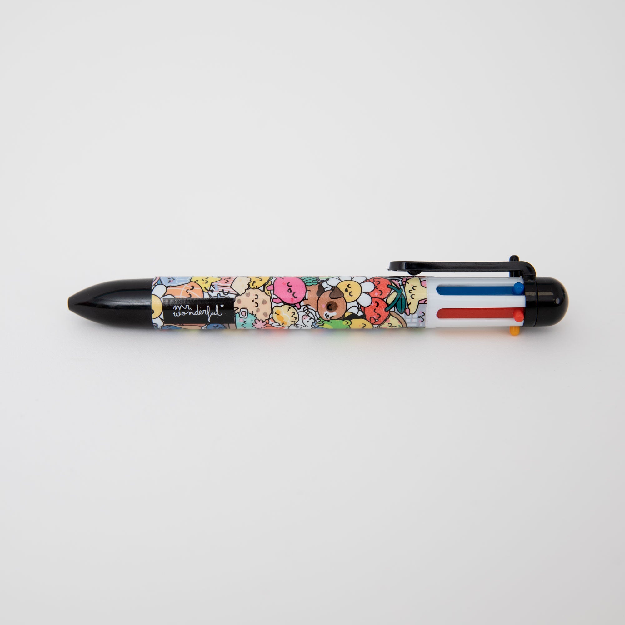Bolígrafo multicolor – ¡6 colores, mil ideas y todos los personajes Mr. Wonderful!