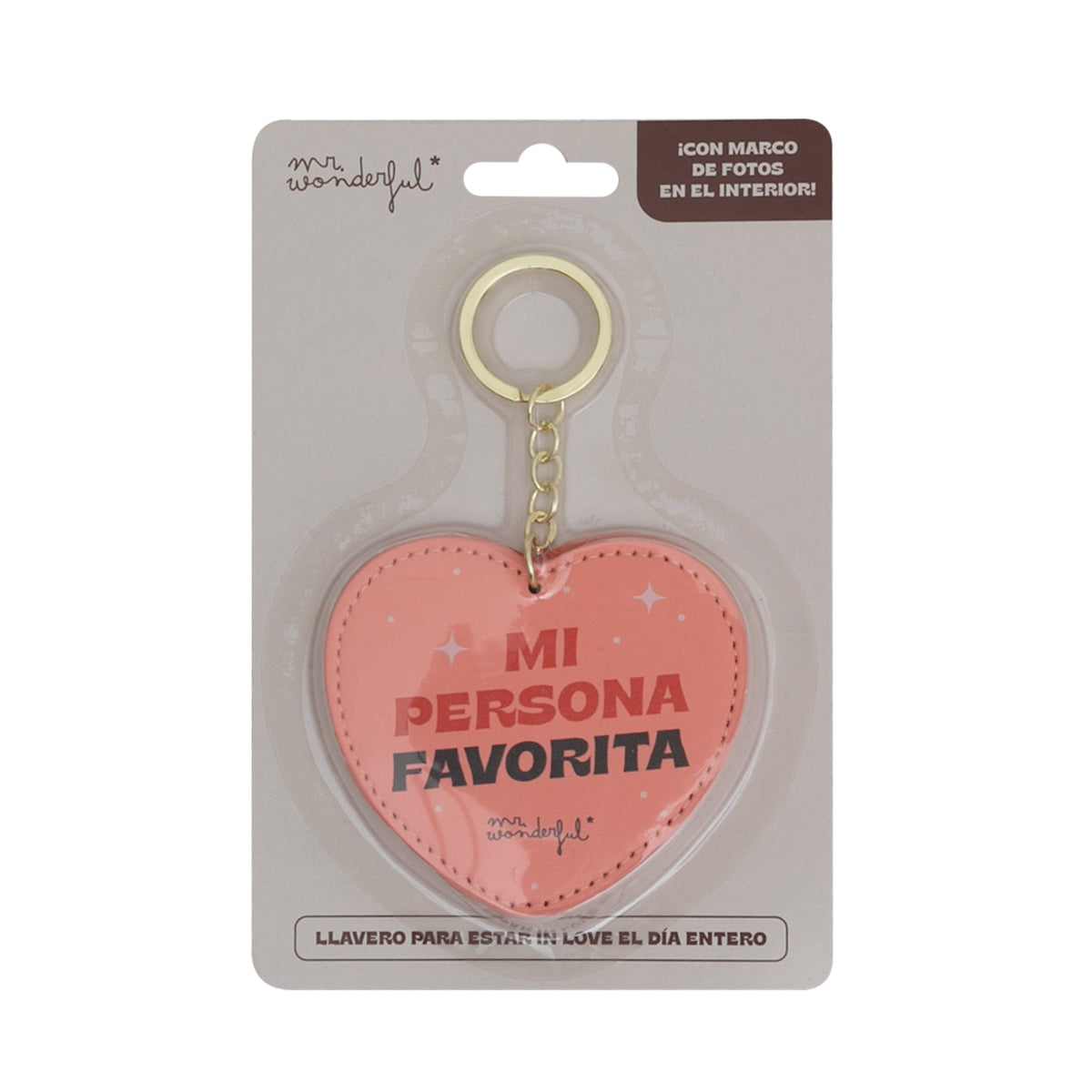 Llavero con marco de fotos - Mi persona favorita