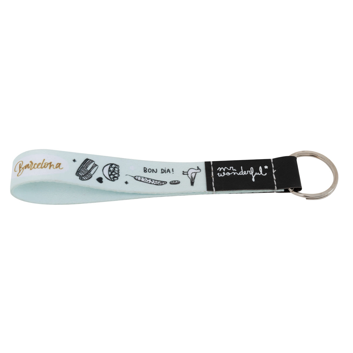 Cordão para chaveiro - Barcelona. 